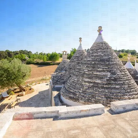 Helloapulia - Panoramic Trulli Pozzo Fornello With Private Pool Apartment *